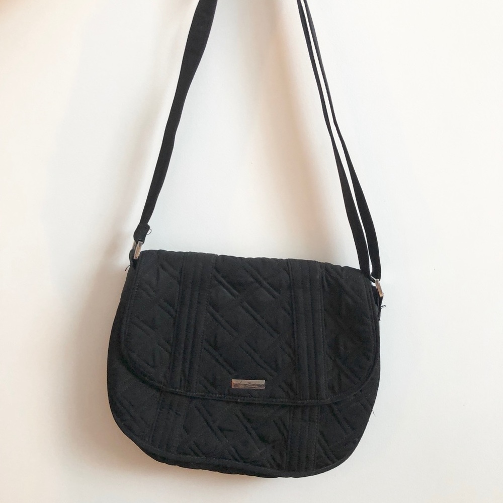 Vera Bradley Black Quilted Crossbody